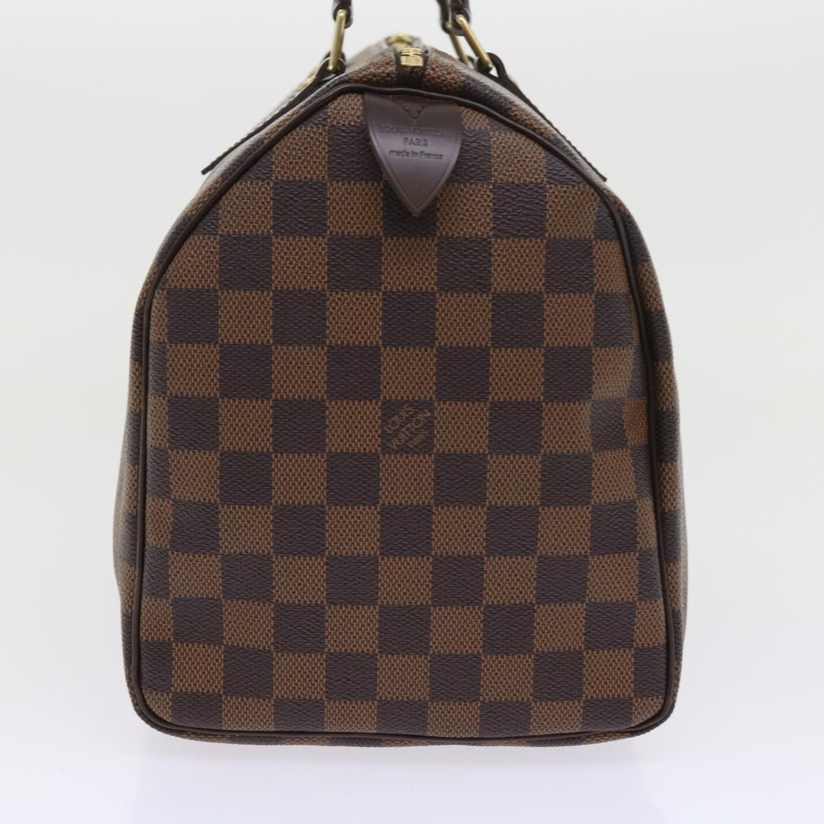 LOUIS VUITTON Damier Ebene Speedy 30 Hand Bag N41364 LV 56392