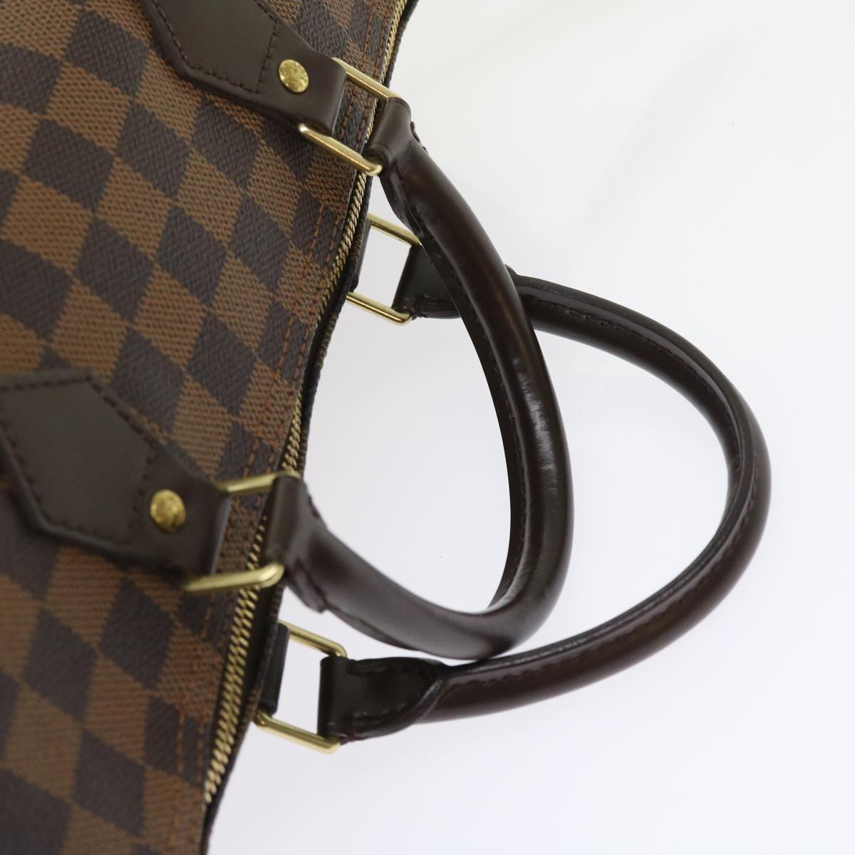 LOUIS VUITTON Damier Ebene Speedy 30 Hand Bag N41364 LV 56392