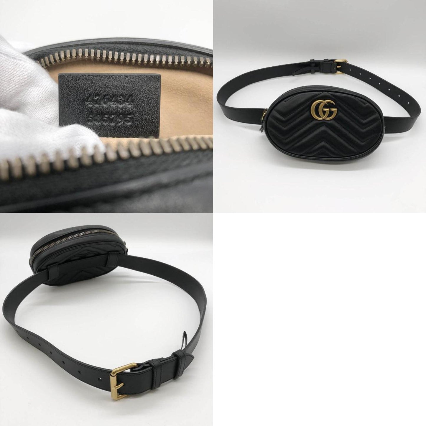 Gucci Gg Marmont  Leather Clutch Bag ()