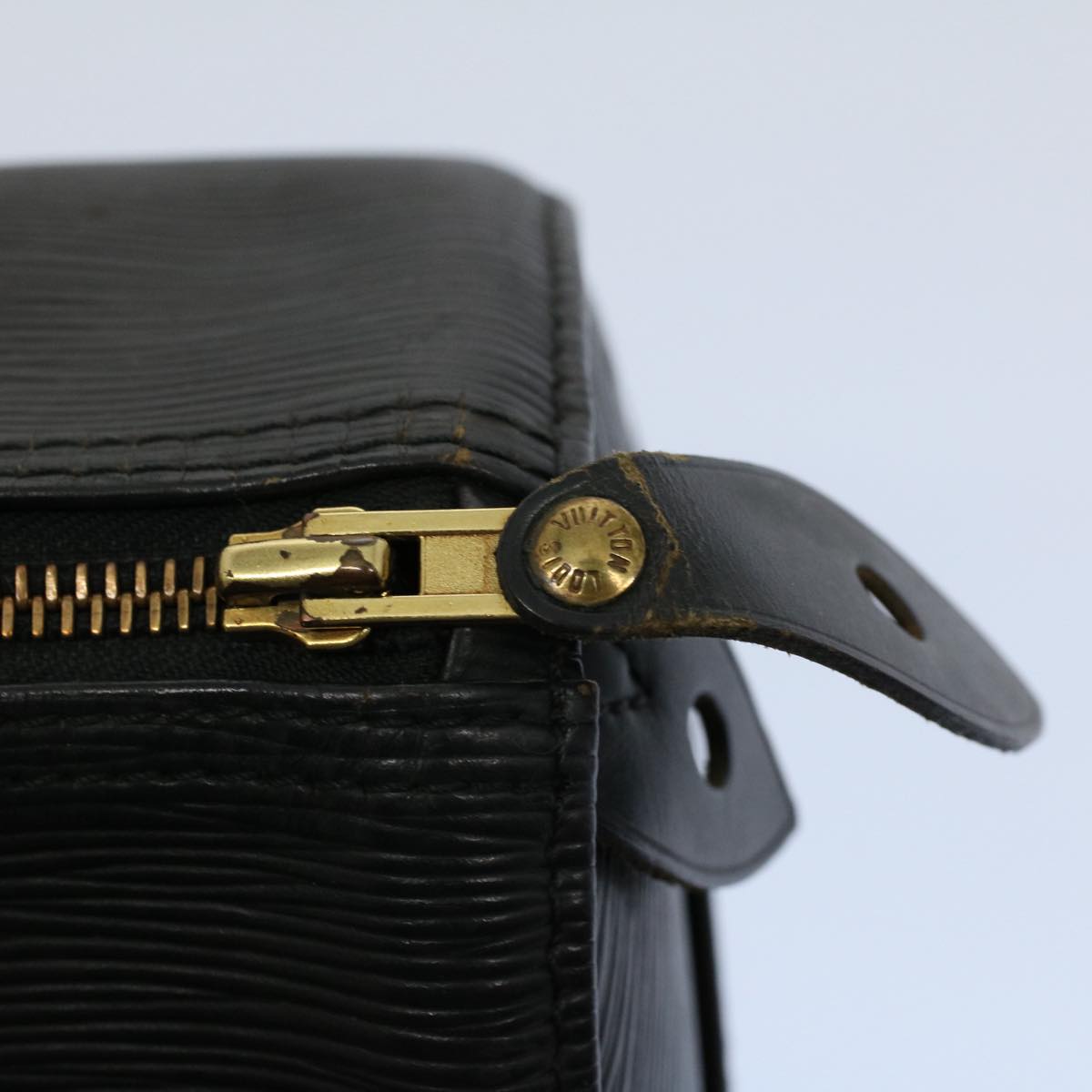 LOUIS VUITTON Epi Speedy 25 Hand Bag Black M43012 LV 56405