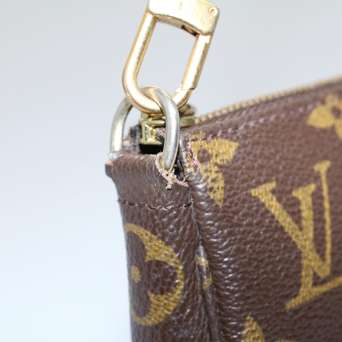 LOUIS VUITTON Monogram Pochette Accessoires Pouch M51980 LV 56417
