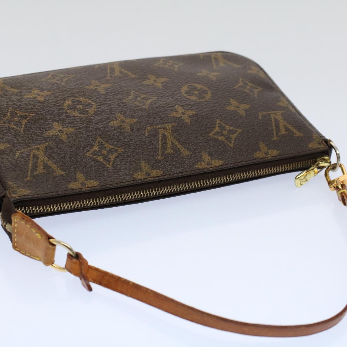 LOUIS VUITTON Monogram Pochette Accessoires Pouch M51980 LV 56417