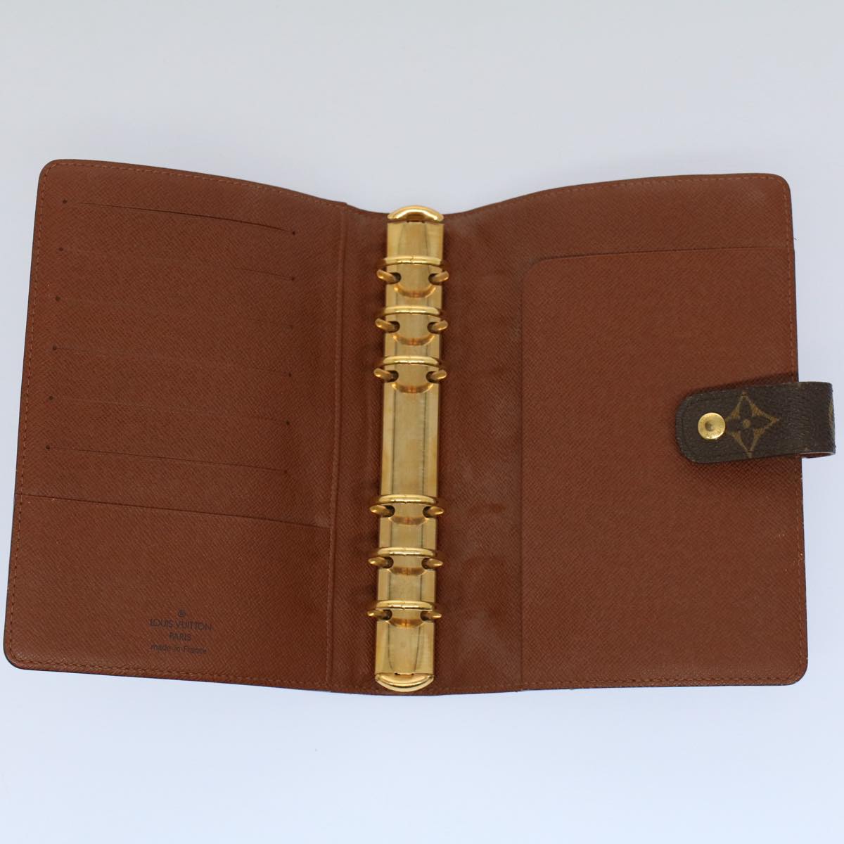LOUIS VUITTON Monogram Agenda MM Day Planner Cover R20105 LV 56424