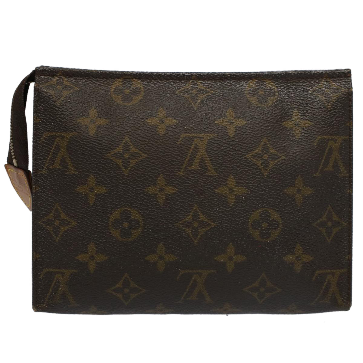 LOUIS VUITTON Monogram Poche Toilette 19 Pouch M47544 LV 56427
