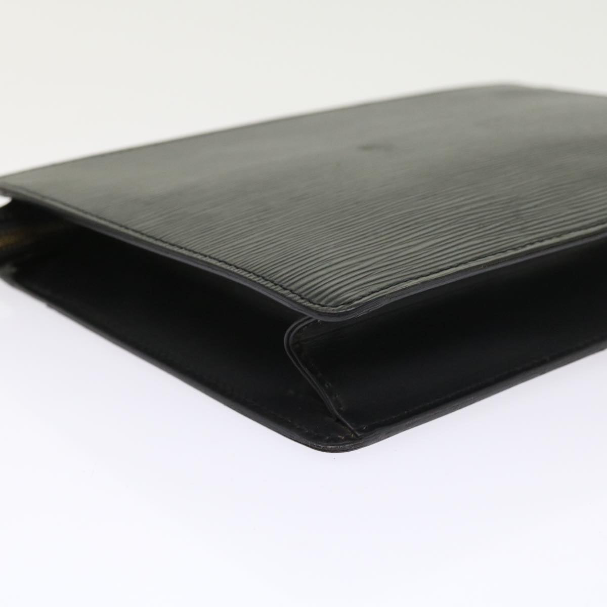 LOUIS VUITTON Epi Pochette Homme Clutch Bag Black M52522 LV 56441