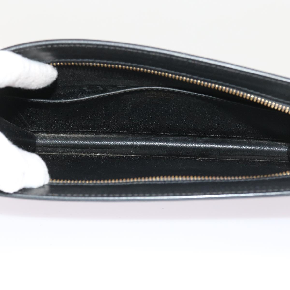 LOUIS VUITTON Epi Pochette Homme Clutch Bag Black M52522 LV 56441
