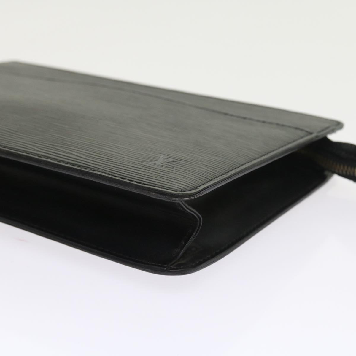 LOUIS VUITTON Epi Pochette Homme Clutch Bag Black M52522 LV 56441