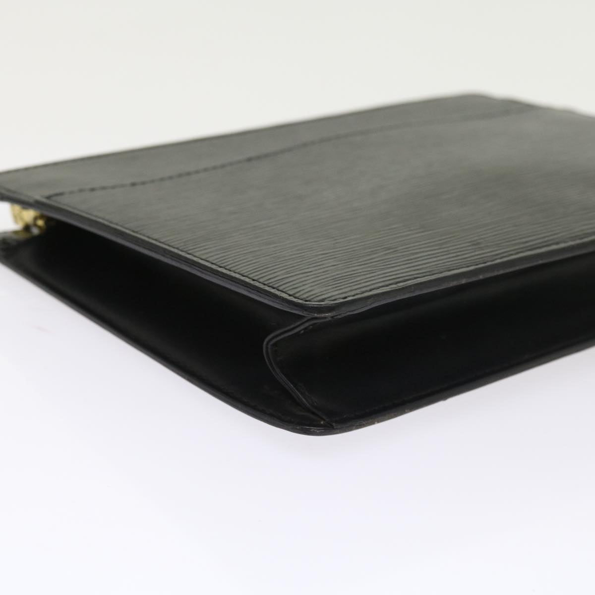 LOUIS VUITTON Epi Pochette Homme Clutch Bag Black M52522 LV 56441