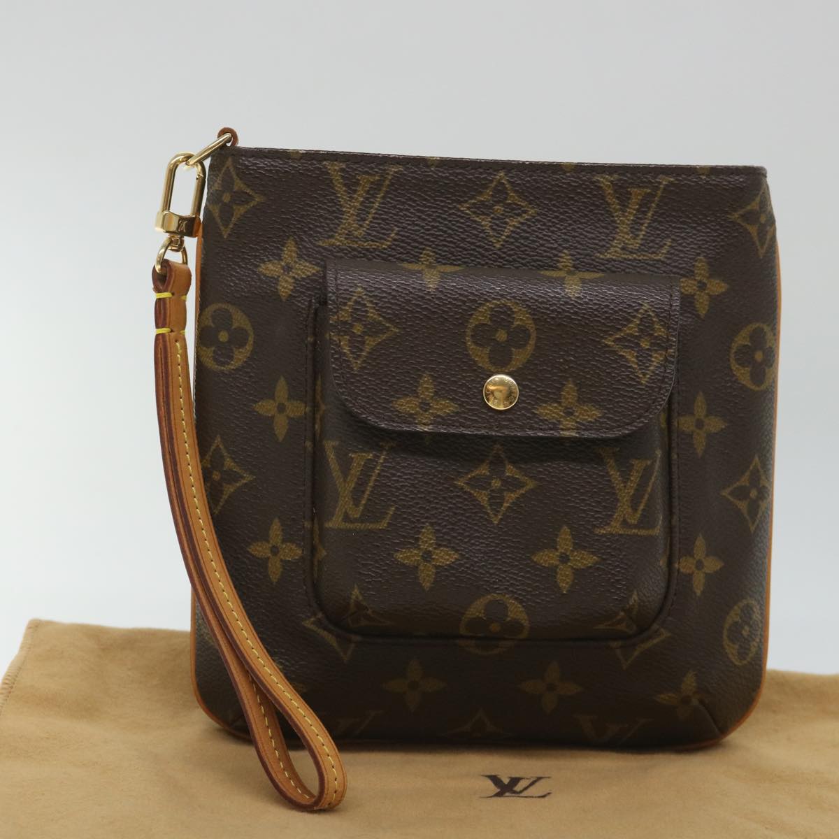 LOUIS VUITTON Monogram Partition Pouch M51901 LV 56445
