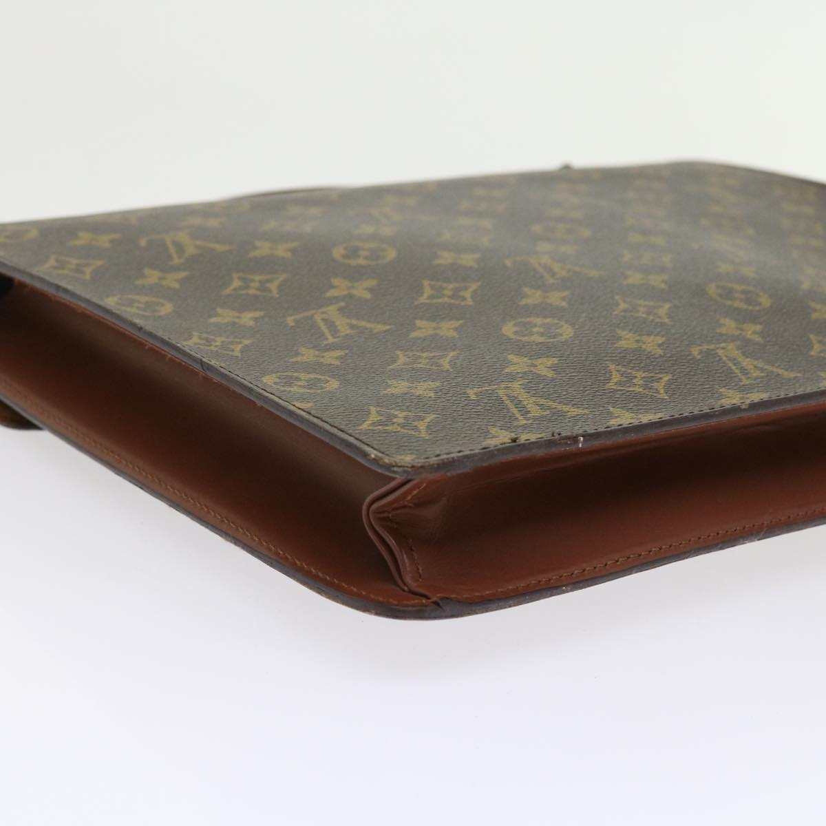 LOUIS VUITTON Monogram Porte Documents Bandouliere Bag M53338 LV 56521