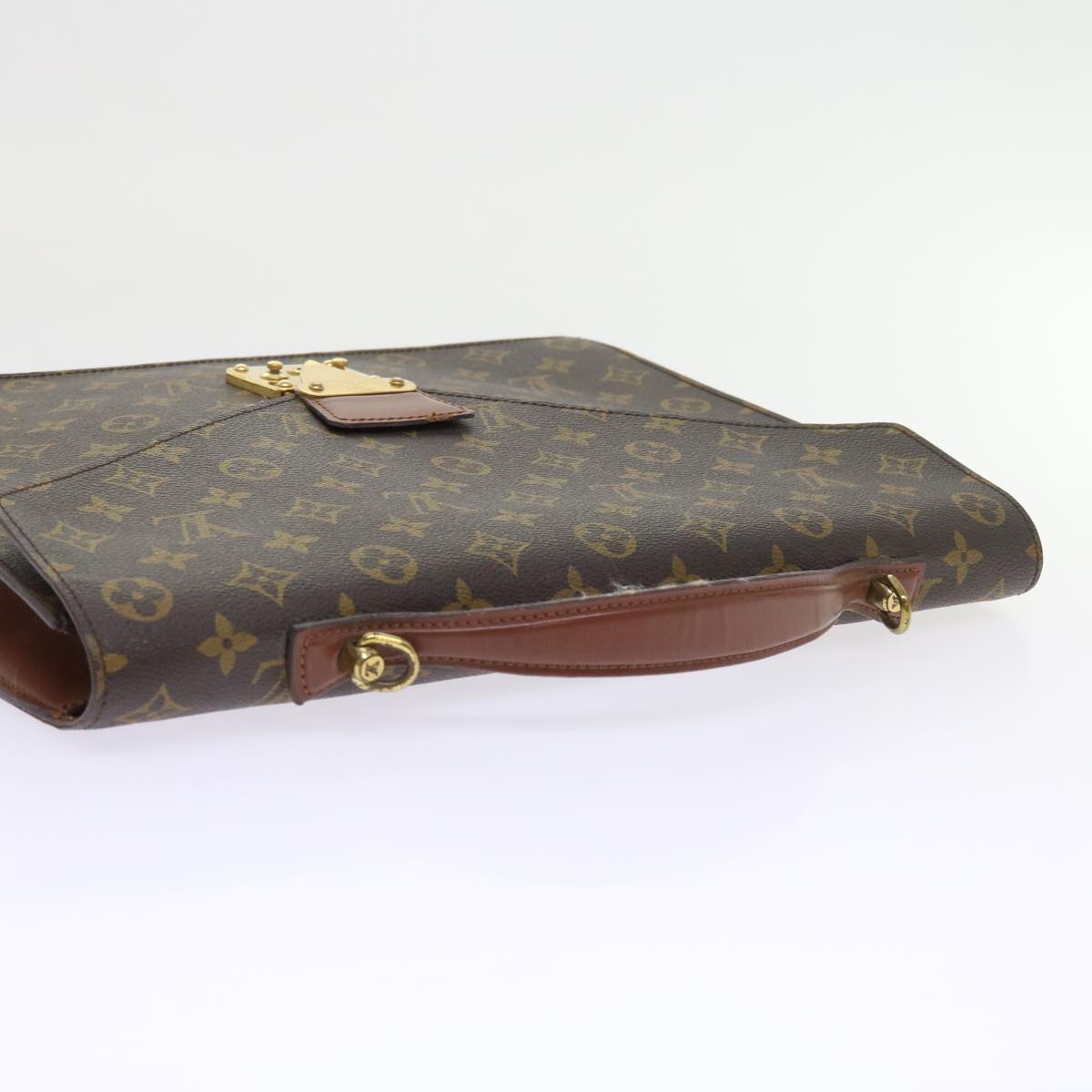LOUIS VUITTON Monogram Porte Documents Bandouliere Bag M53338 LV 56521