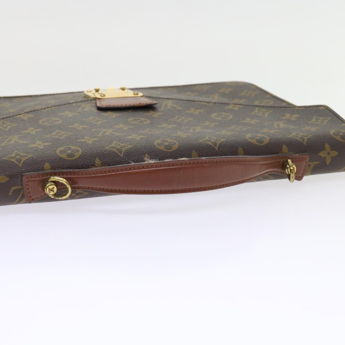LOUIS VUITTON Monogram Porte Documents Bandouliere Bag M53338 LV 56521