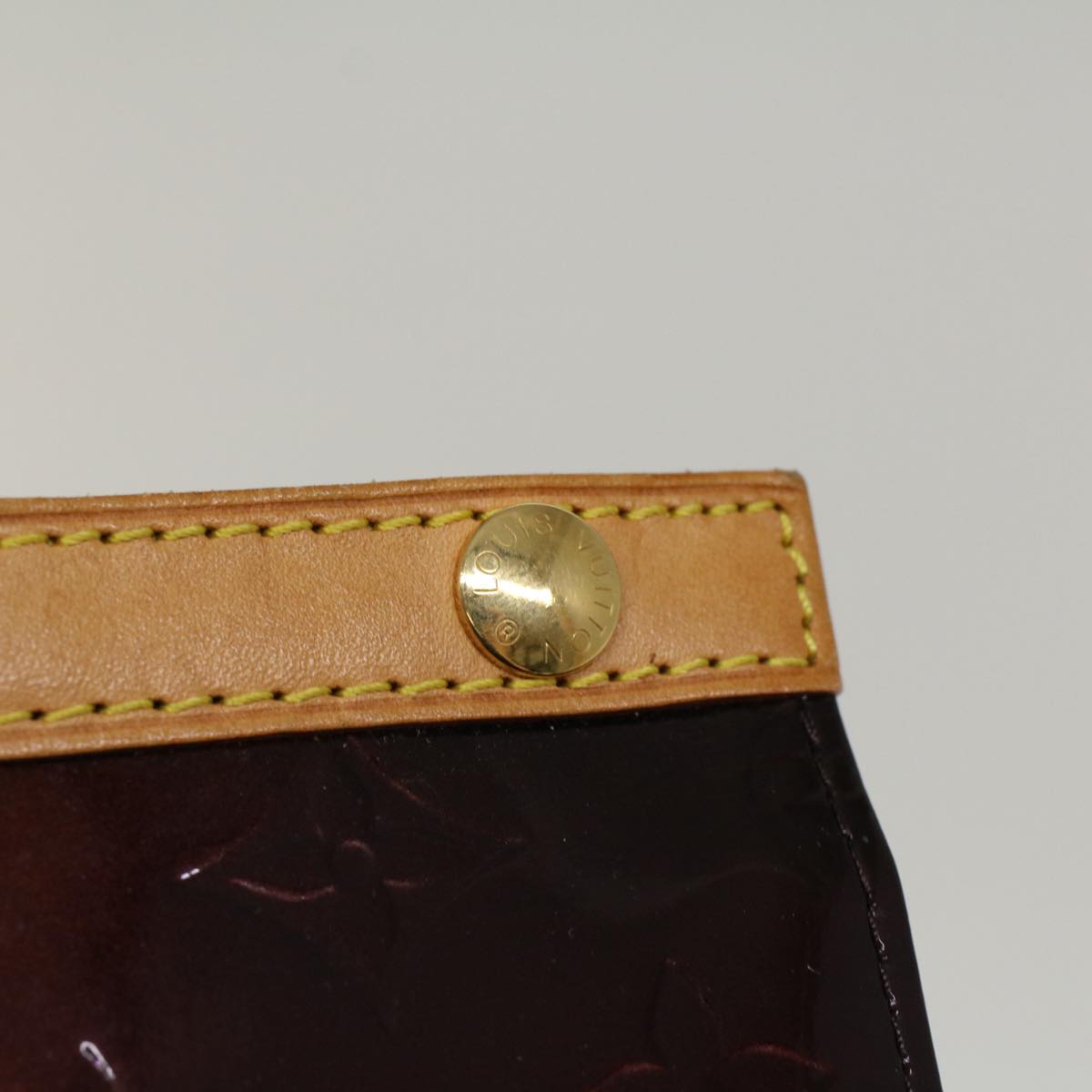 LOUIS VUITTON Monogram Vernis Roxbury Drive Hand Bag Amarante M91995 56533