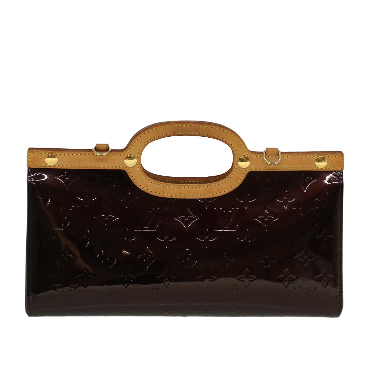 LOUIS VUITTON Monogram Vernis Roxbury Drive Hand Bag Amarante M91995 56533