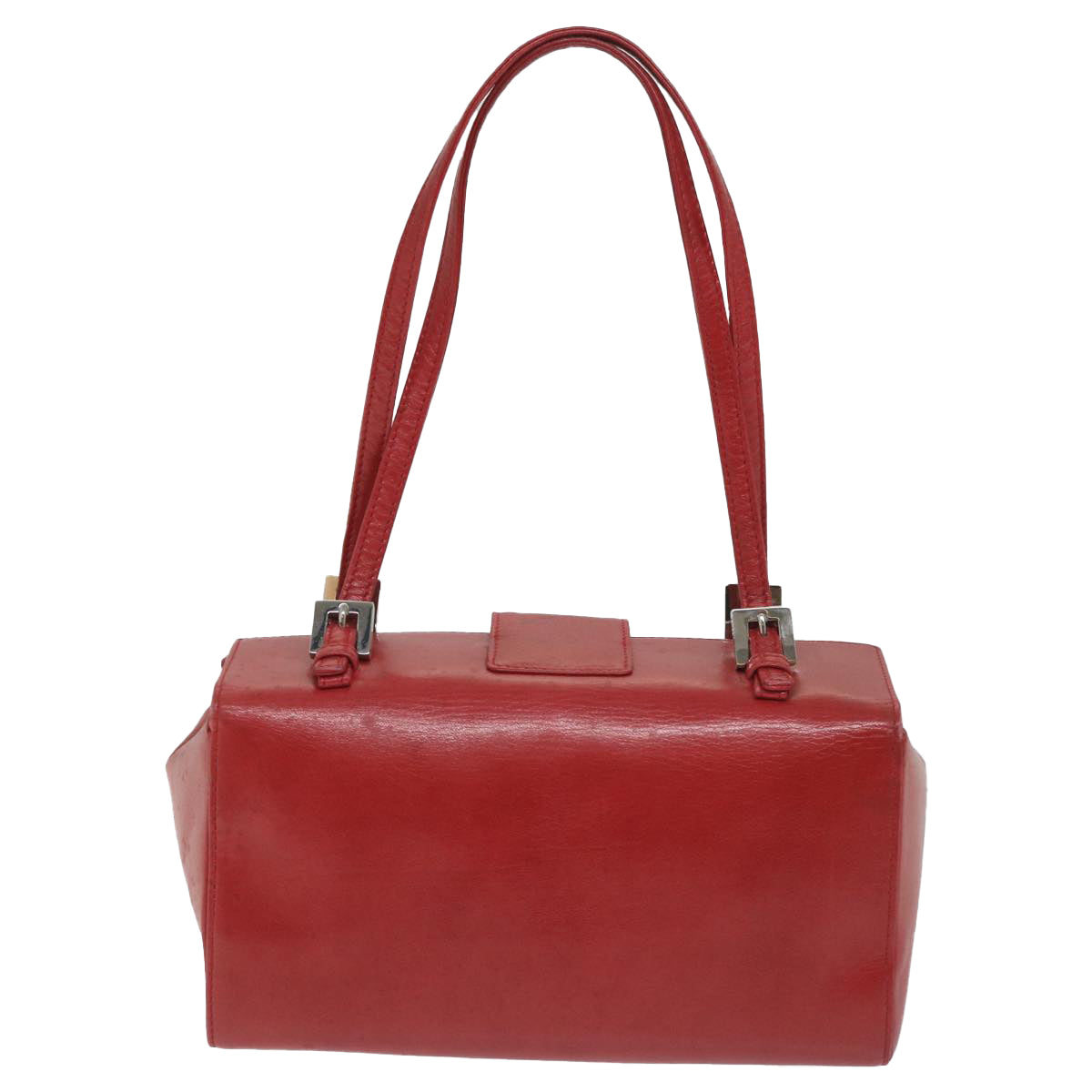 Luxury FendiMamma Baguette Hand Bag Leather Red56545
