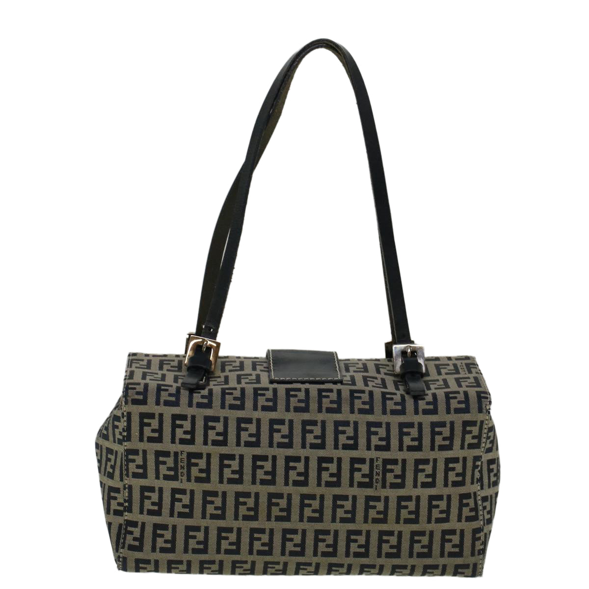 Luxury FendiZucchino Canvas Mamma Hand Bag Navy56578