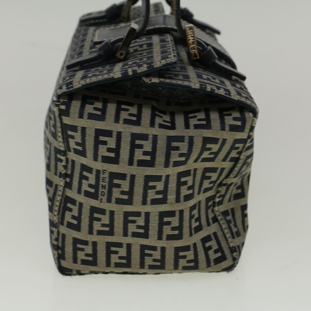 Luxury FendiZucchino Canvas Mamma Hand Bag Navy56578