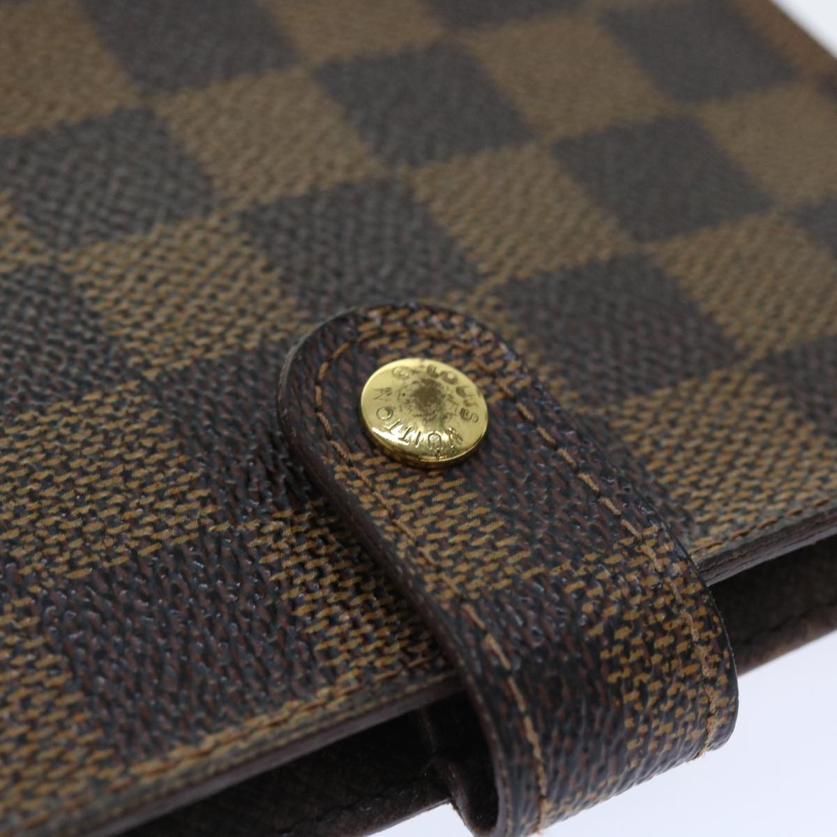 LOUIS VUITTON Damier Ebene Agenda PM Day Planner Cover R20029 LV 56607