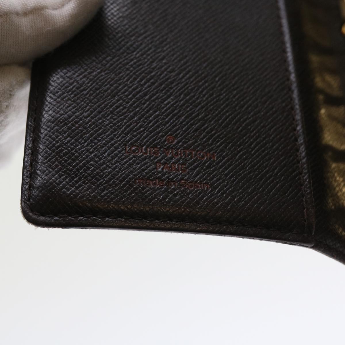 LOUIS VUITTON Damier Ebene Agenda PM Day Planner Cover R20029 LV 56607