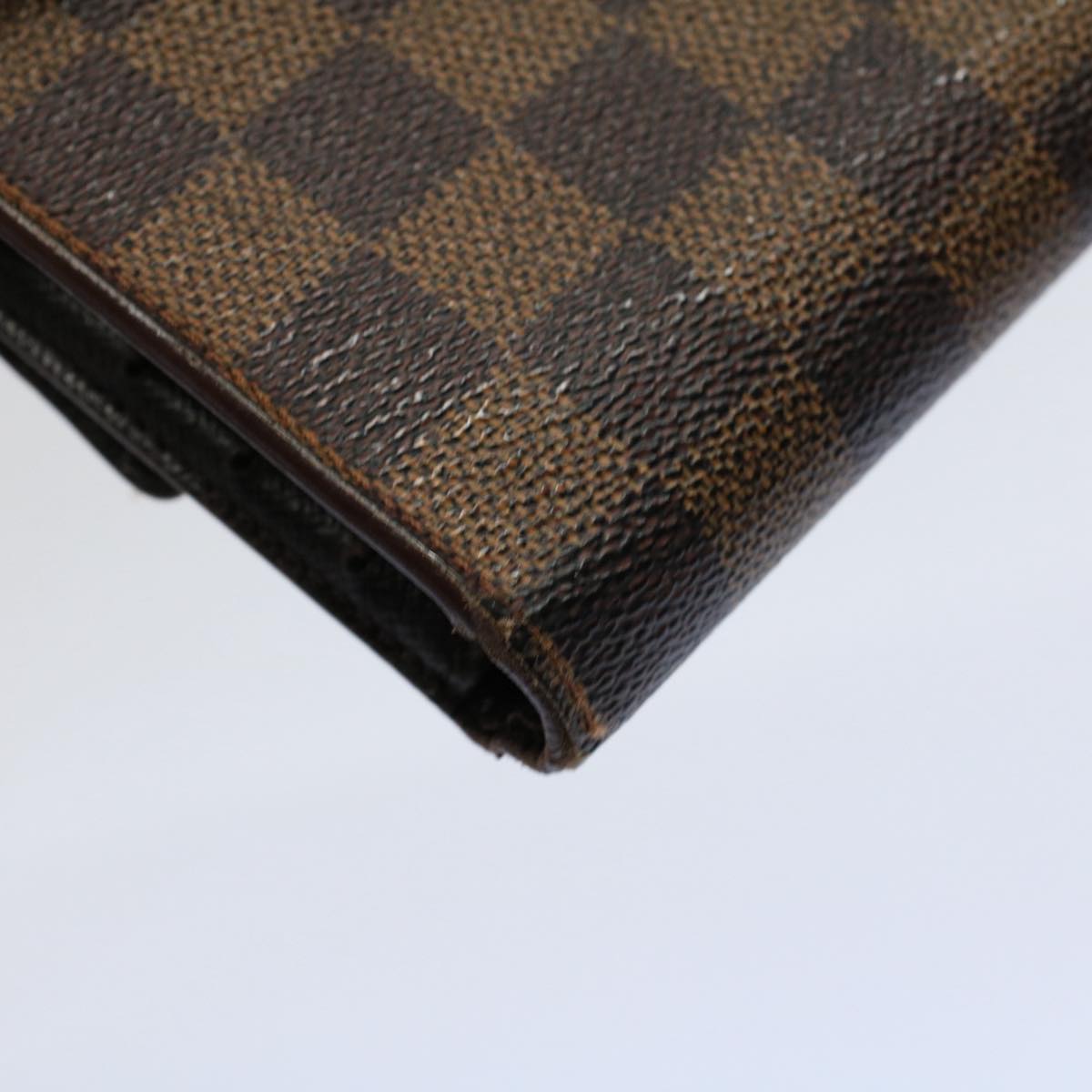 LOUIS VUITTON Damier Ebene Portefeuille International Wallet N61217 56638