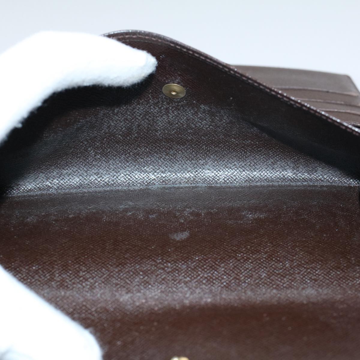 LOUIS VUITTON Damier Ebene Portefeuille International Wallet N61217 56638