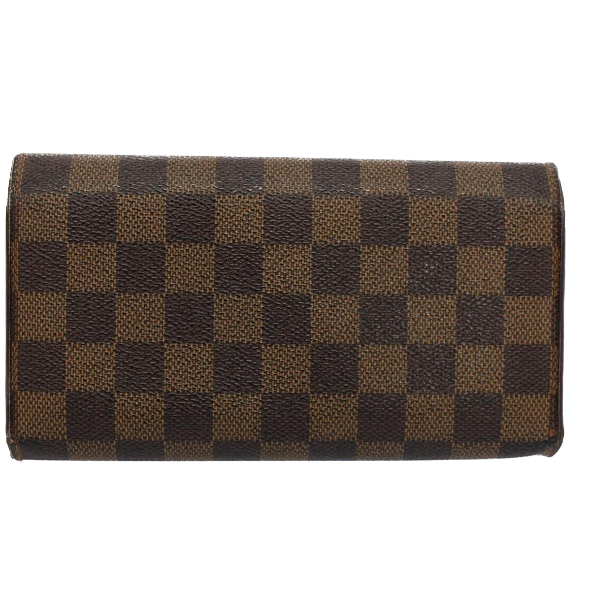 LOUIS VUITTON Damier Ebene Portefeuille International Wallet N61217 56638