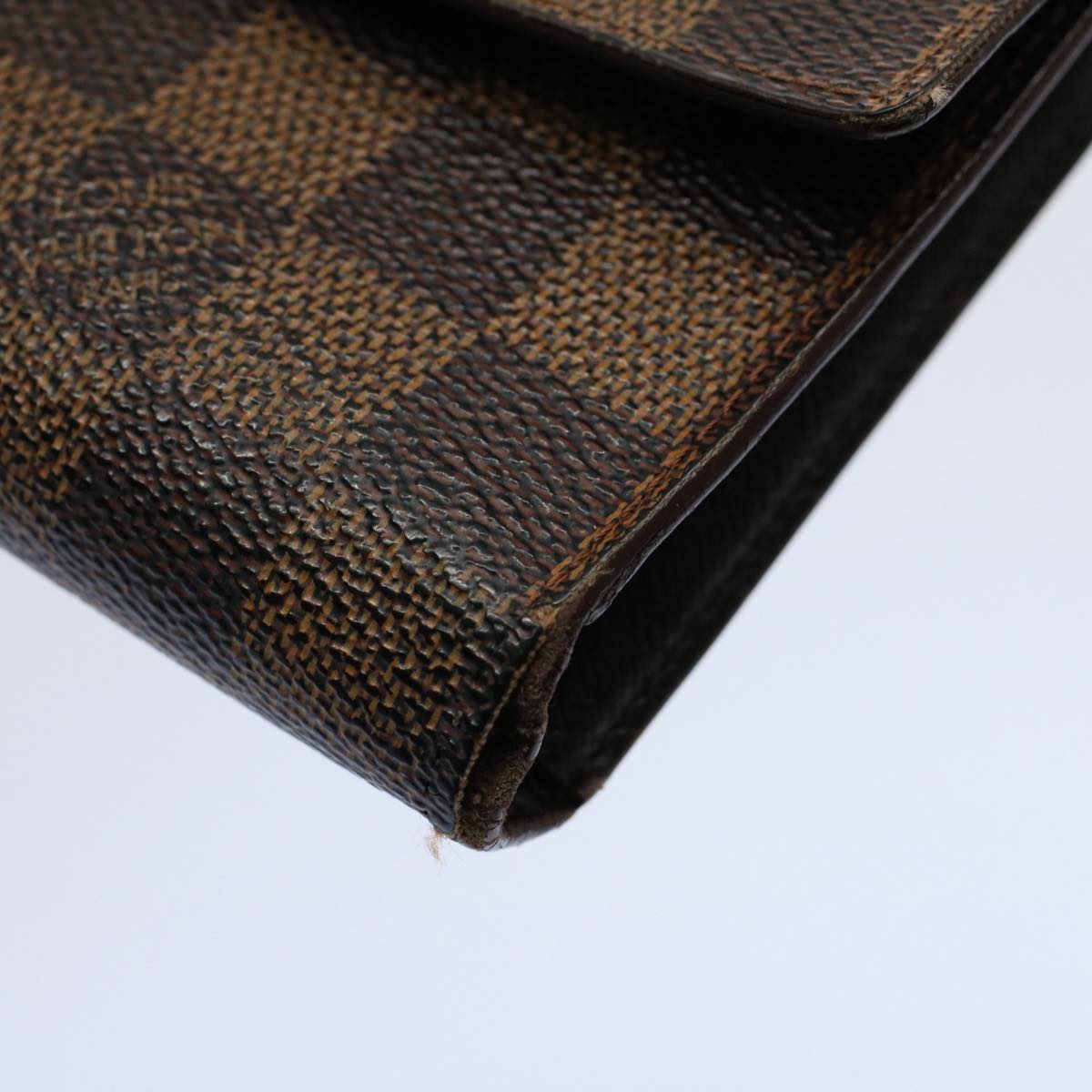 LOUIS VUITTON Damier Ebene Portefeuille International Wallet N61217 56638