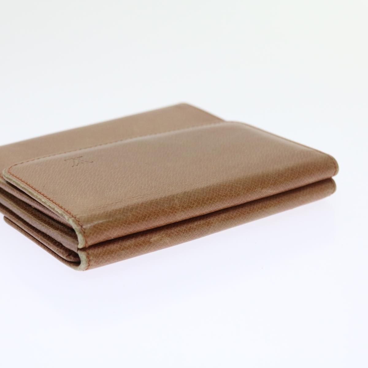 LOUIS VUITTON Bifold Wallet Leather Brown LV 56641