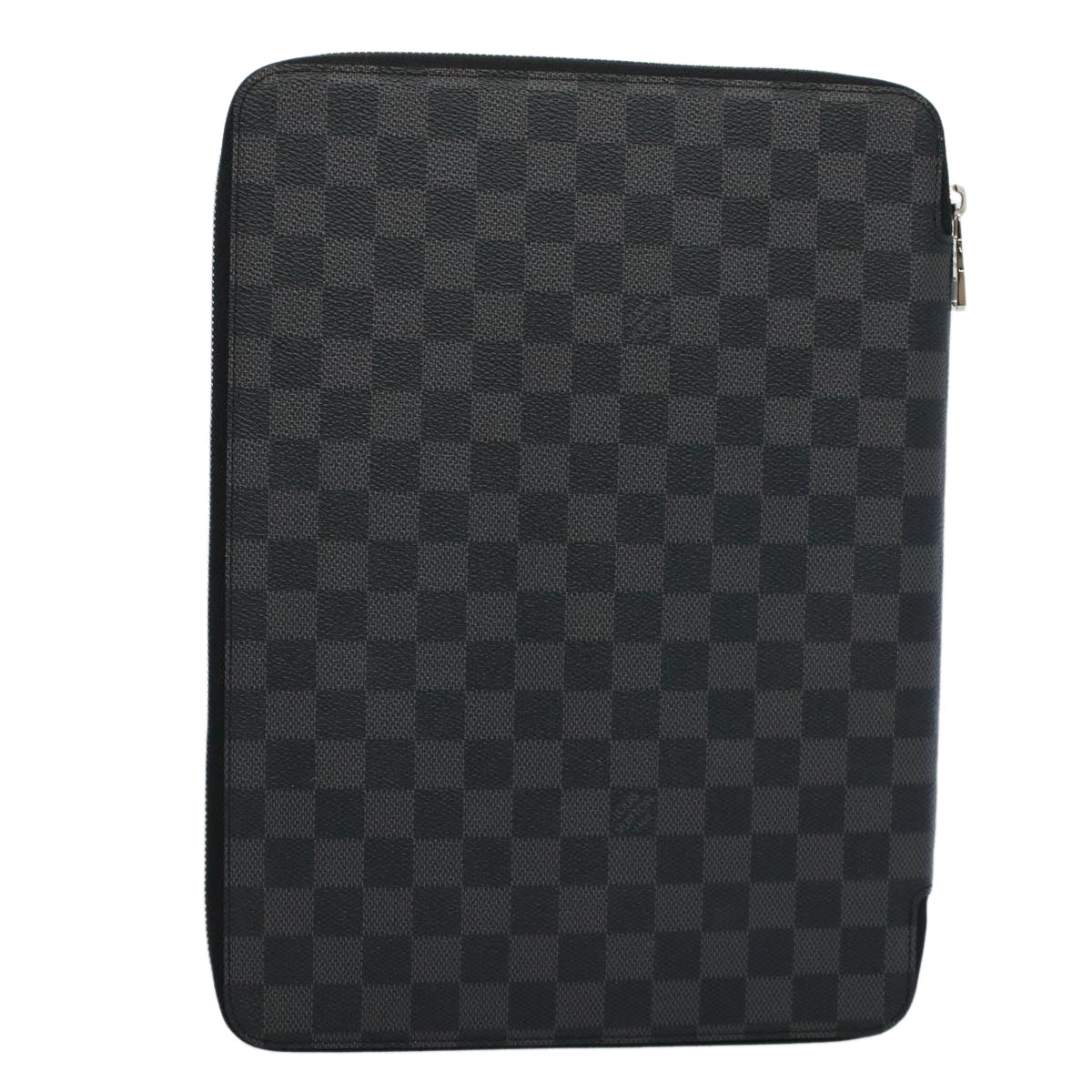 LOUIS VUITTON Damier Graphite Conferenciere Clutch Bag N63136 LV 56648A