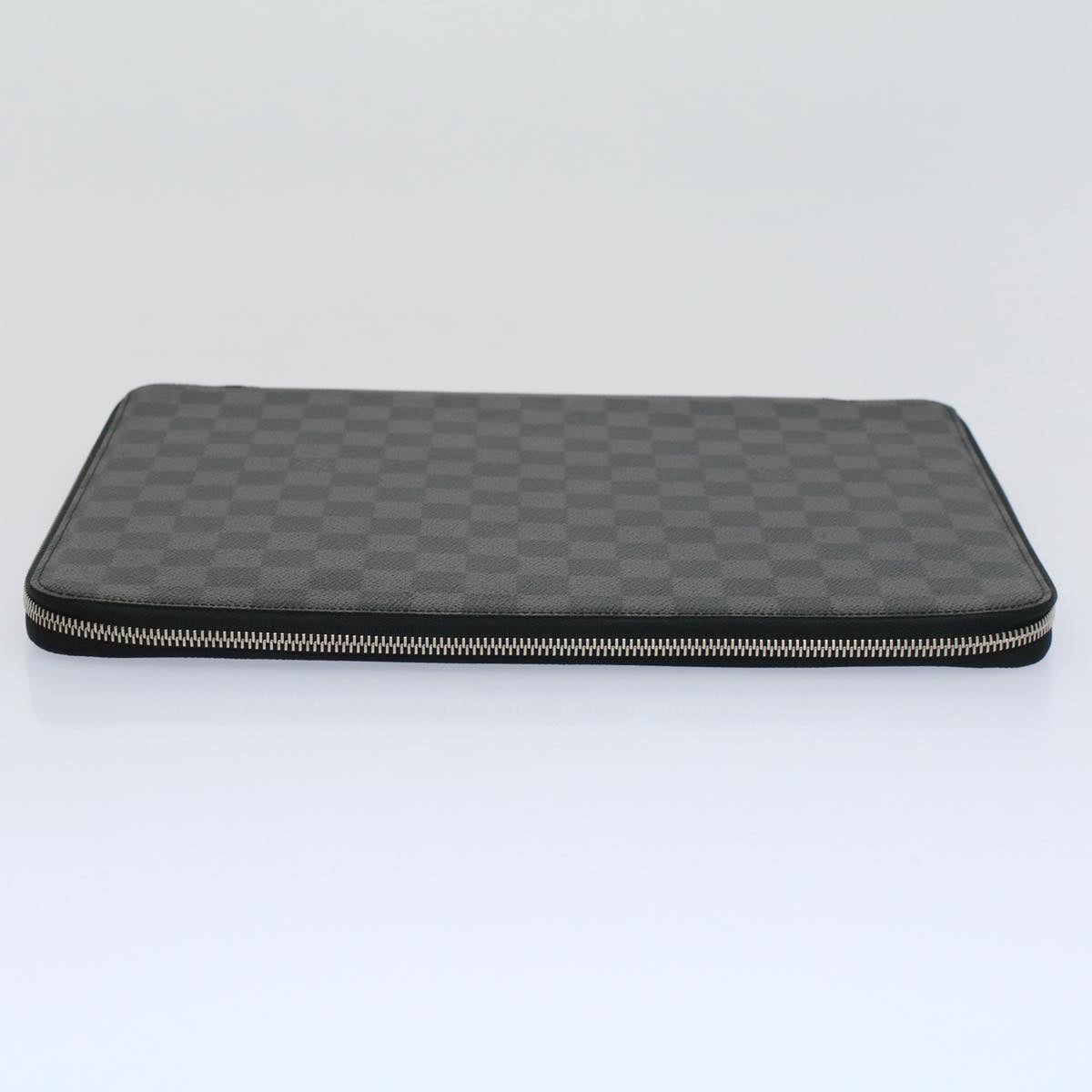 LOUIS VUITTON Damier Graphite Conferenciere Clutch Bag N63136 LV 56648A