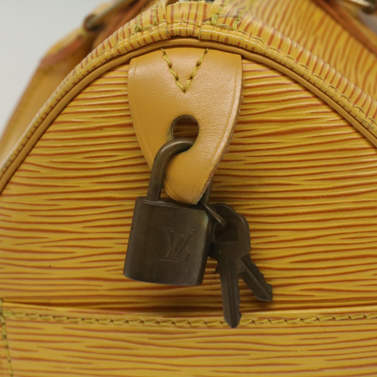 LOUIS VUITTON Epi Speedy 25 Hand Bag Tassili Yellow M43019 LV 56650