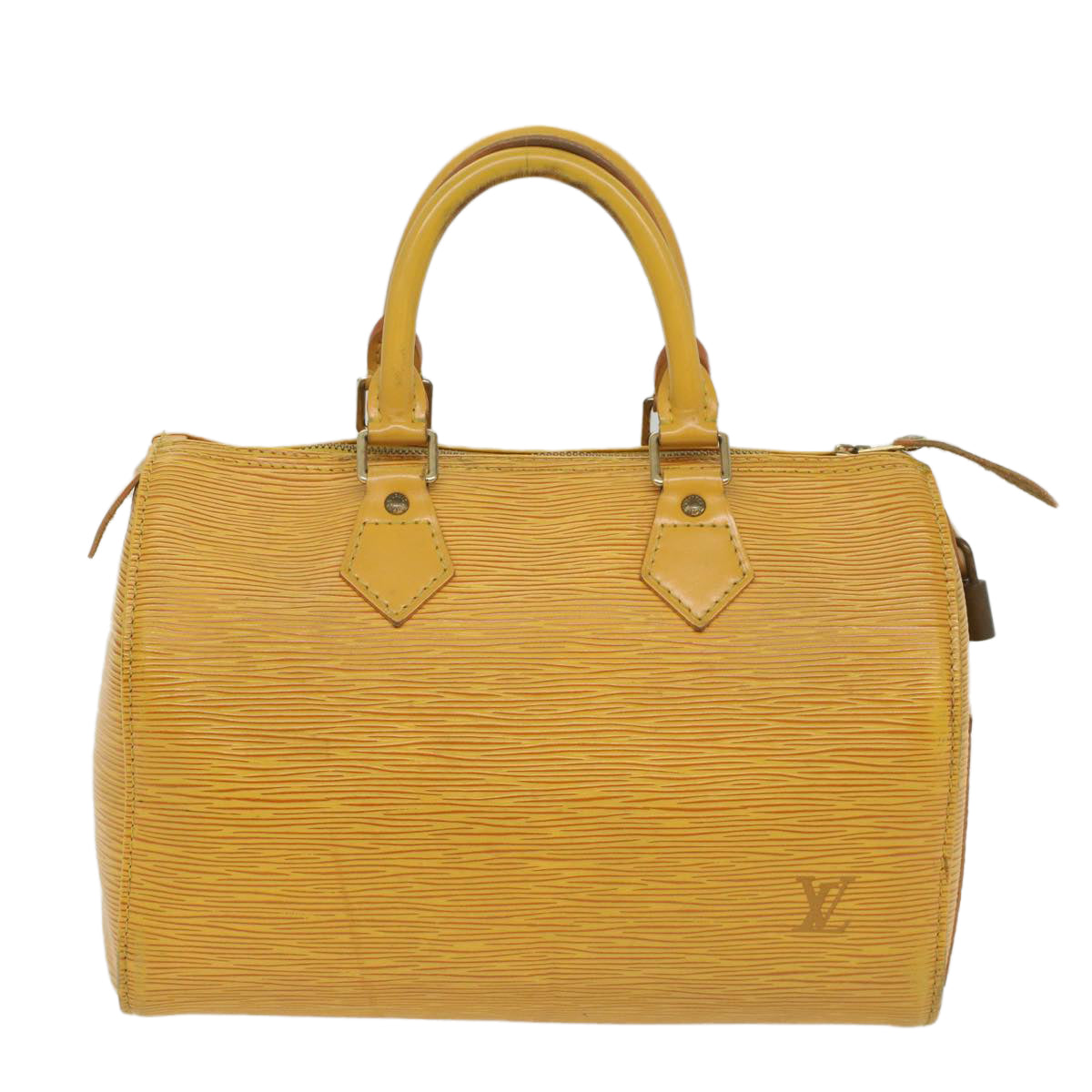 LOUIS VUITTON Epi Speedy 25 Hand Bag Tassili Yellow M43019 LV 56650