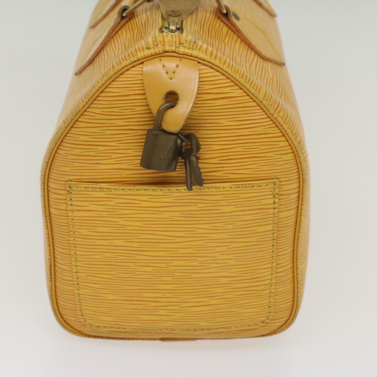 LOUIS VUITTON Epi Speedy 25 Hand Bag Tassili Yellow M43019 LV 56650