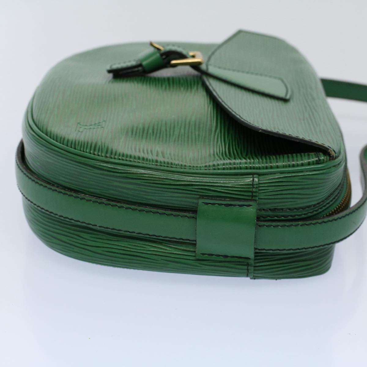 LOUIS VUITTON Epi June Feuille Shoulder Bag Green M52154 LV 56655