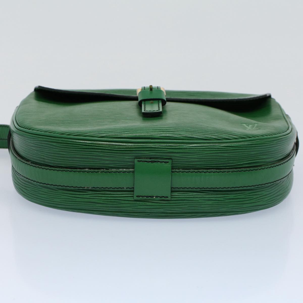LOUIS VUITTON Epi June Feuille Shoulder Bag Green M52154 LV 56655