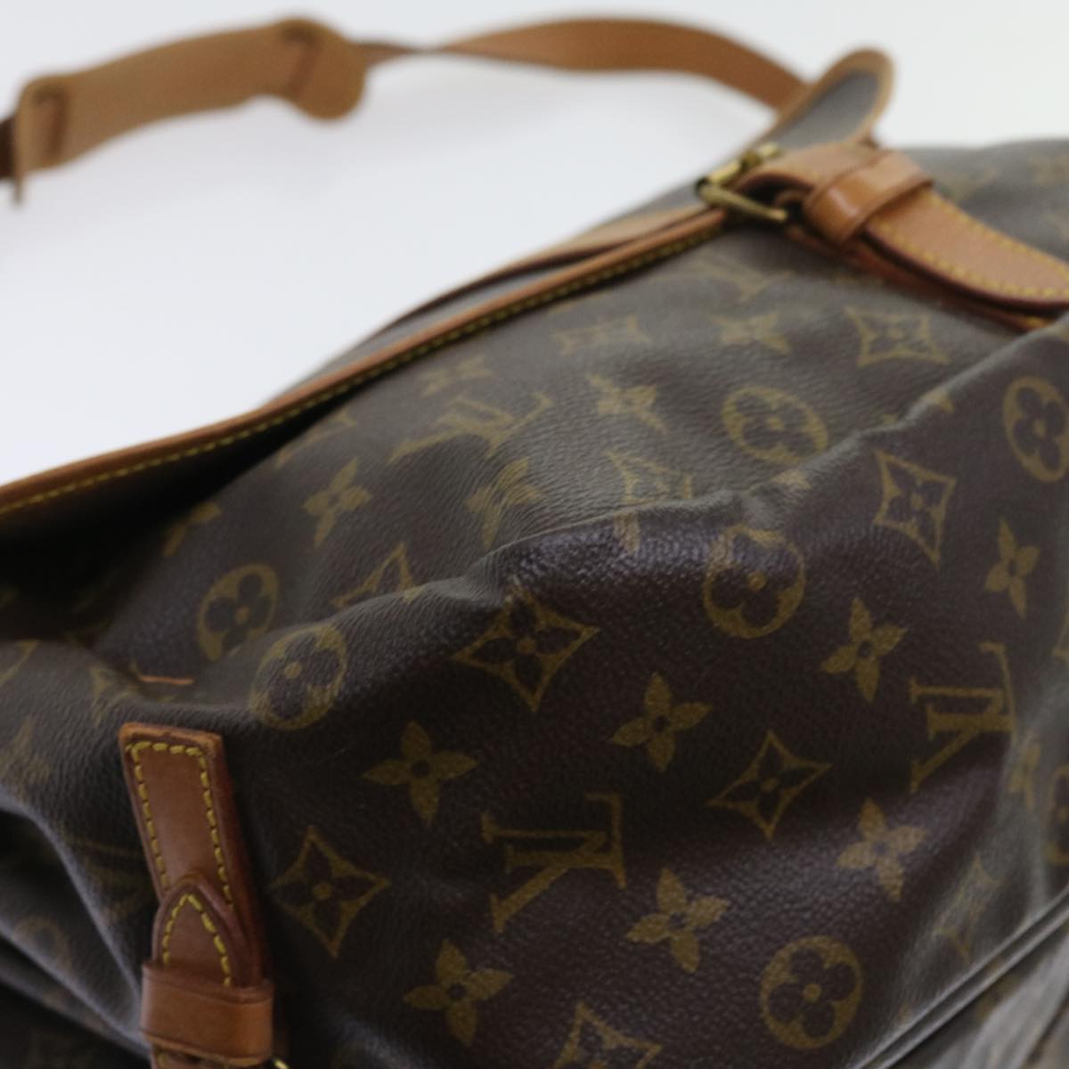 LOUIS VUITTON Monogram Saumur 35 Shoulder Bag M42254 LV 56662