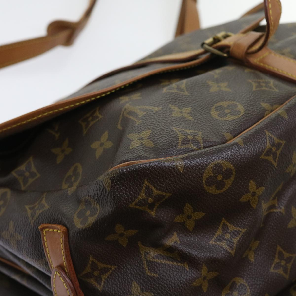 LOUIS VUITTON Monogram Saumur 35 Shoulder Bag M42254 LV 56662