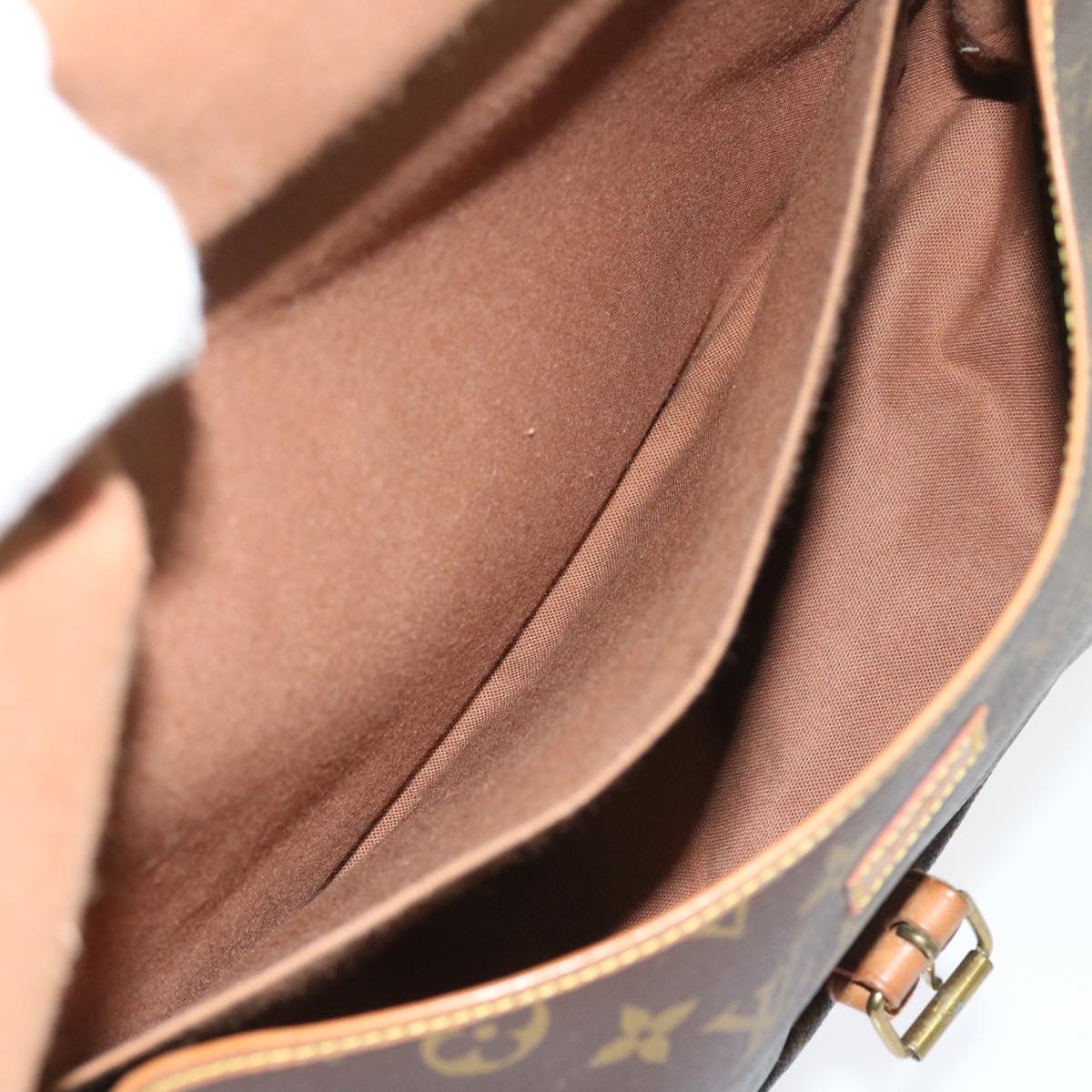 LOUIS VUITTON Monogram Saumur 35 Shoulder Bag M42254 LV 56662