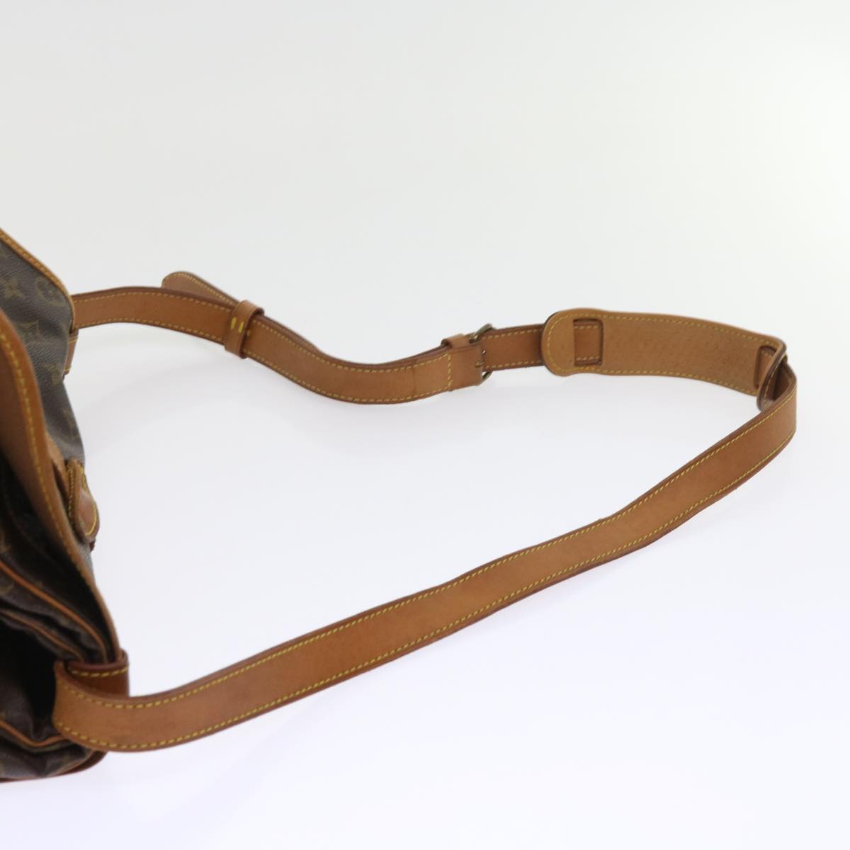 LOUIS VUITTON Monogram Saumur 35 Shoulder Bag M42254 LV 56662