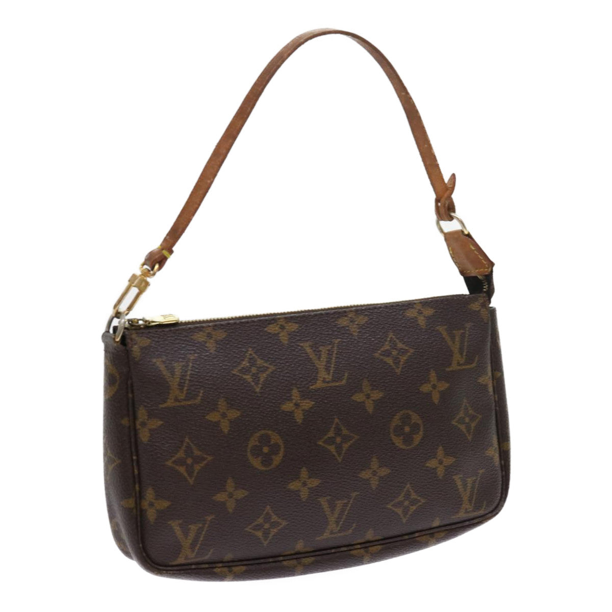 LOUIS VUITTON Monogram Pochette Accessoires Pouch M51980 LV 56663