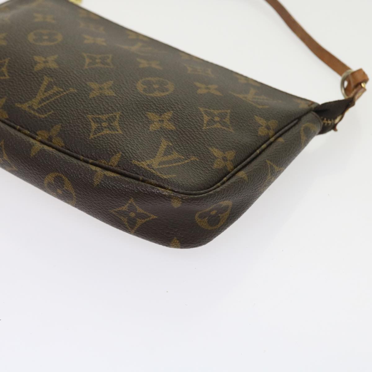 LOUIS VUITTON Monogram Pochette Accessoires Pouch M51980 LV 56663