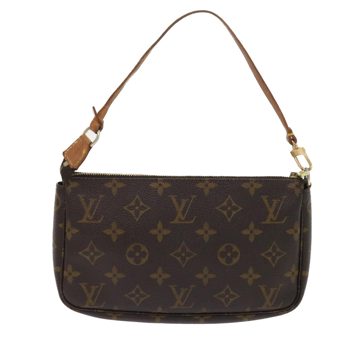 LOUIS VUITTON Monogram Pochette Accessoires Pouch M51980 LV 56663