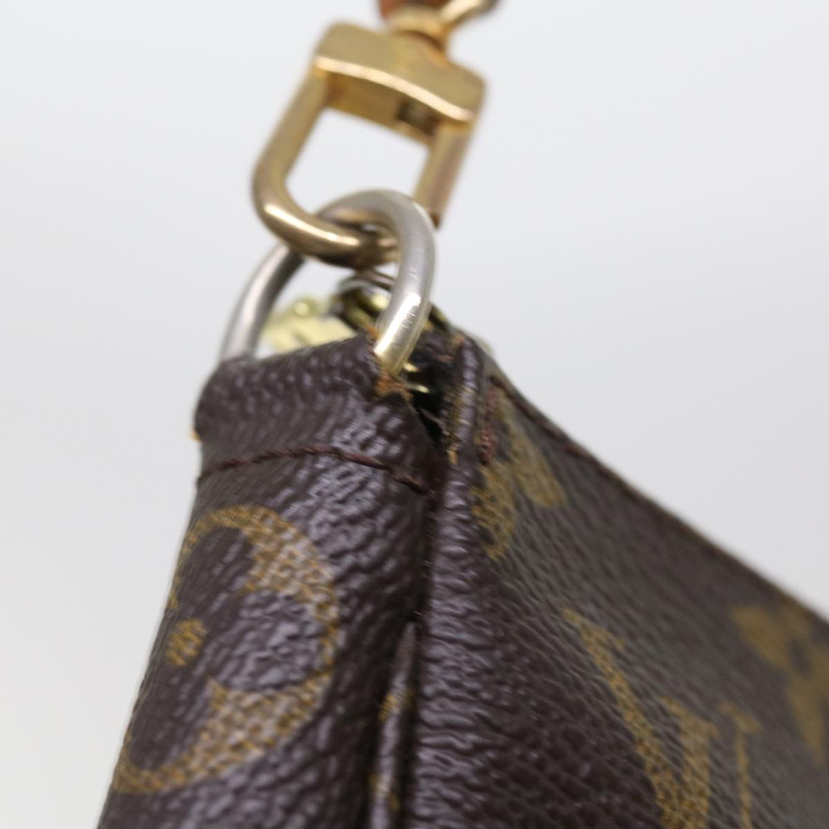 LOUIS VUITTON Monogram Pochette Accessoires Pouch M51980 LV 56663