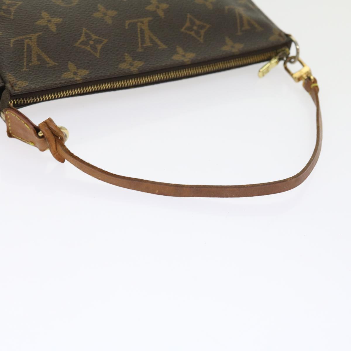 LOUIS VUITTON Monogram Pochette Accessoires Pouch M51980 LV 56663