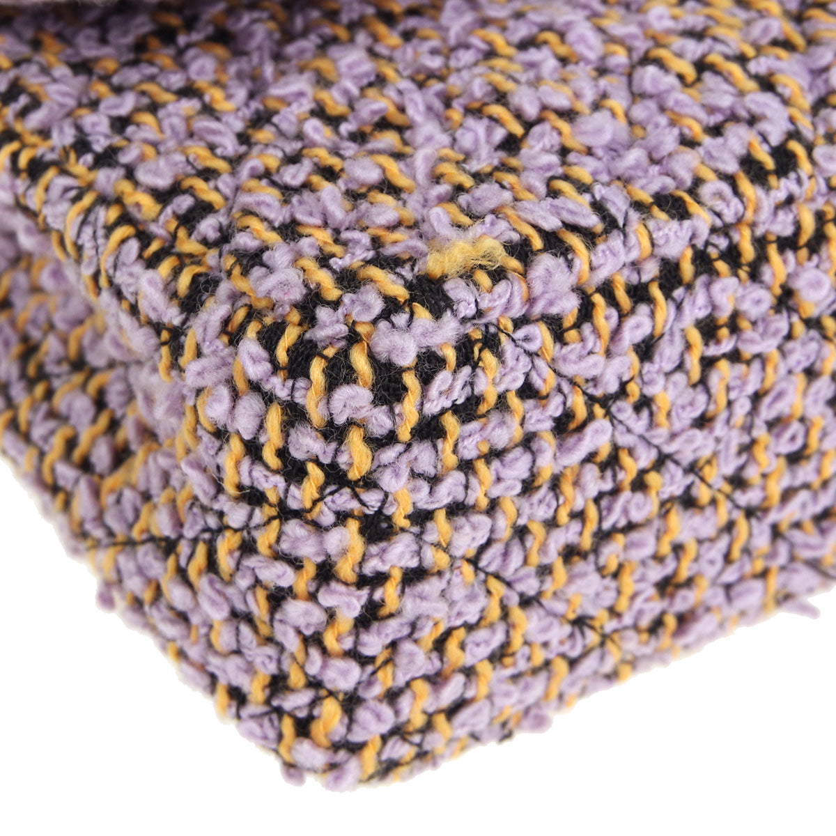 Luxury Chanel 1994-1996 * Classic Single Flap Medium Handbag Purple Tweed