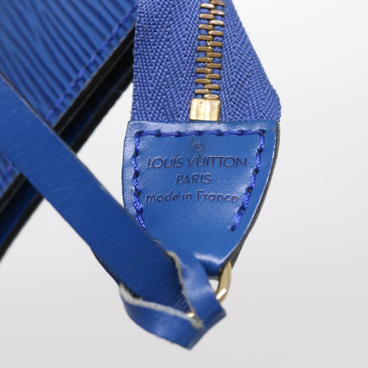 LOUIS VUITTON Epi Pochette Accessoires Accessory Pouch Blue M52985 LV 56670