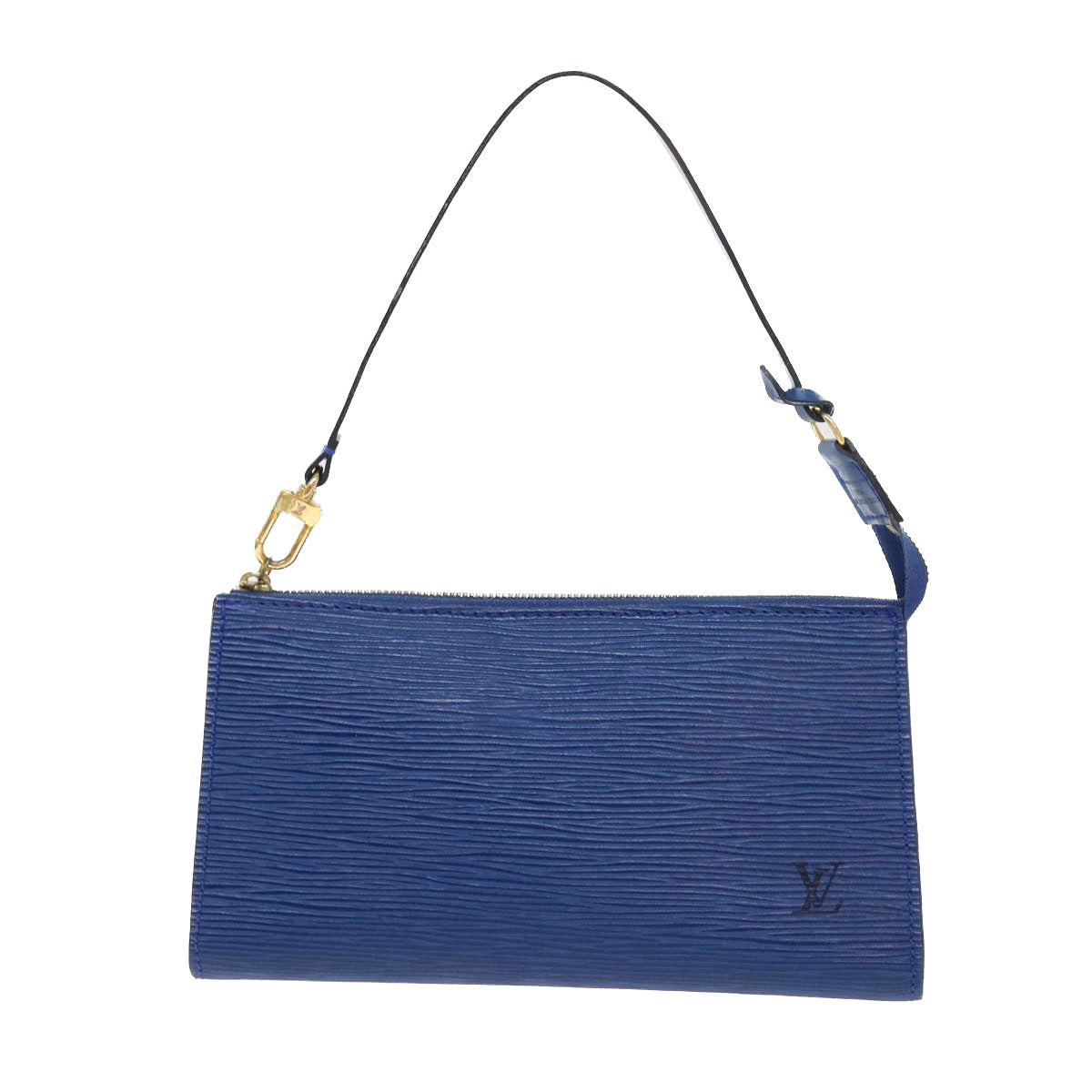 LOUIS VUITTON Epi Pochette Accessoires Accessory Pouch Blue M52985 LV 56670