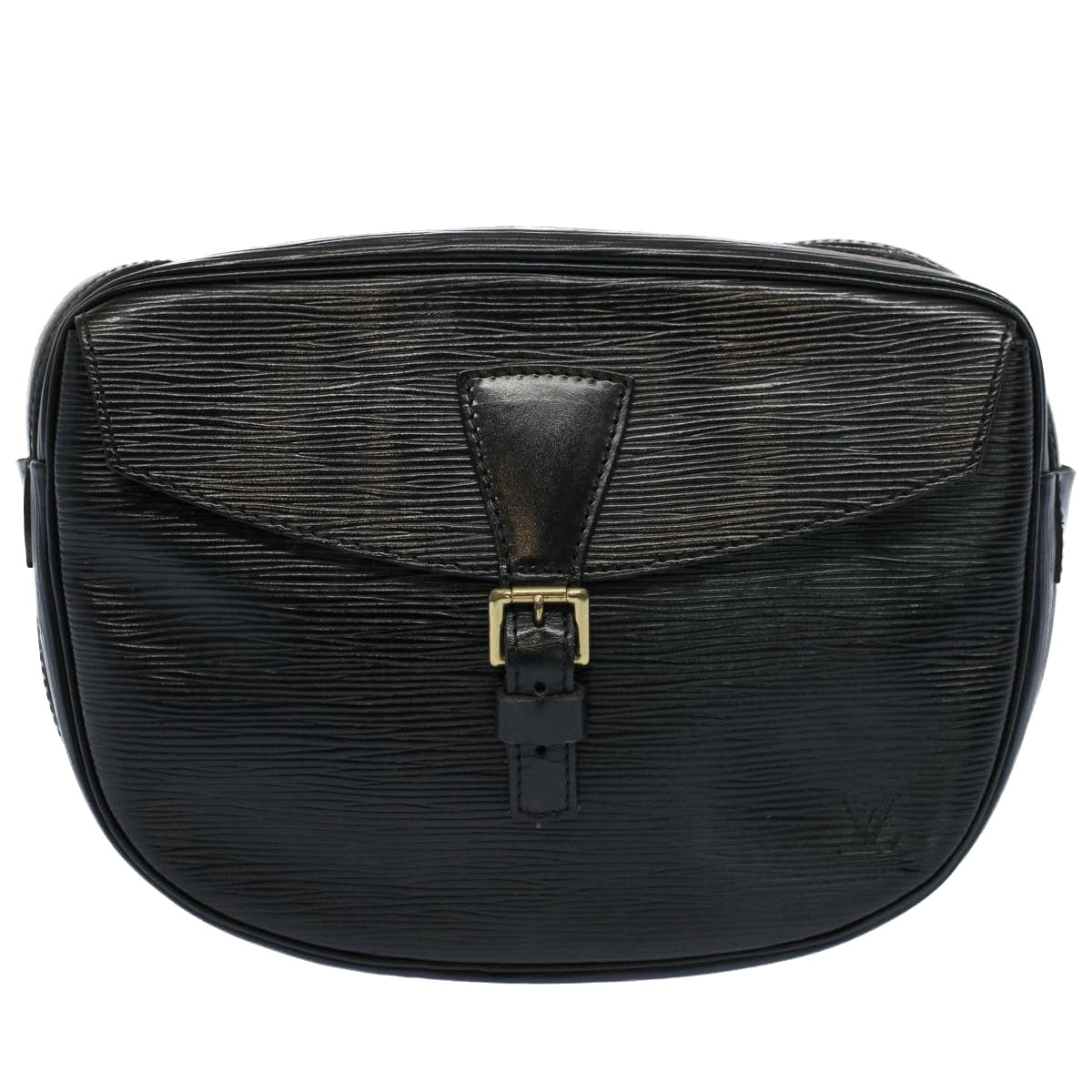 LOUIS VUITTON Epi June Feuille Shoulder Bag Black M52152 LV 56673