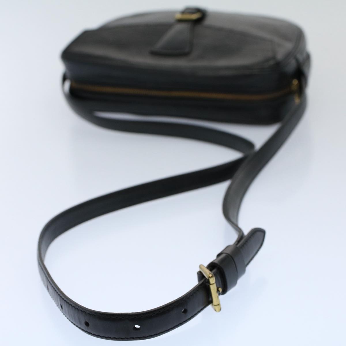 LOUIS VUITTON Epi June Feuille Shoulder Bag Black M52152 LV 56673