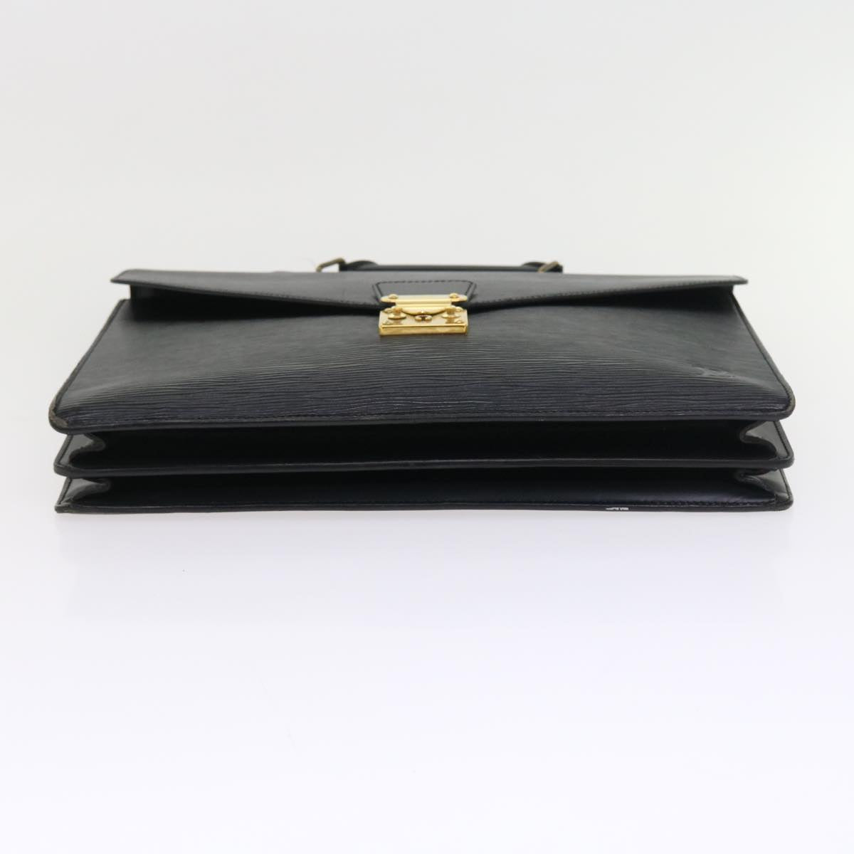 LOUIS VUITTON Epi Serviette Conseiller Briefcase Black M54422 LV 56674
